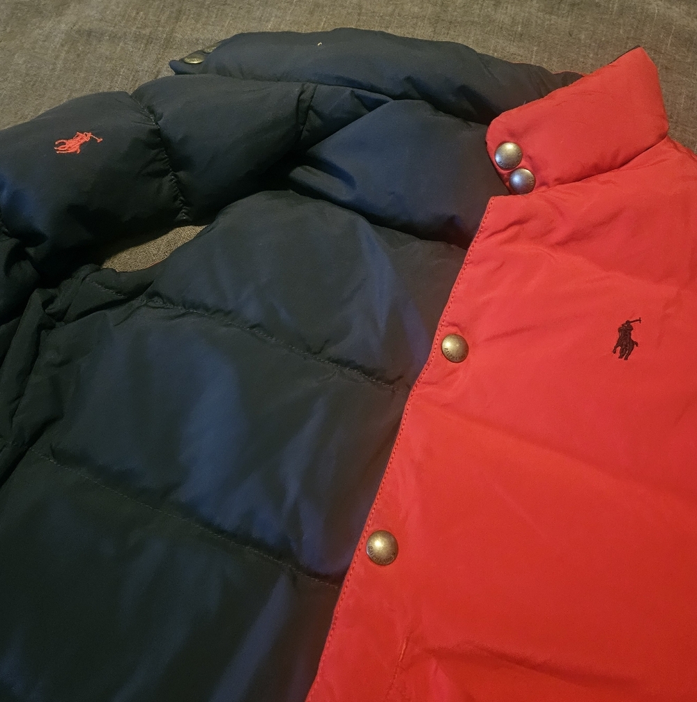 Polo by Ralph Lauren Kids Navy and Red Vest - Picture 3 of 8